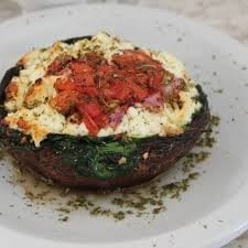 Stuffed Portobello.