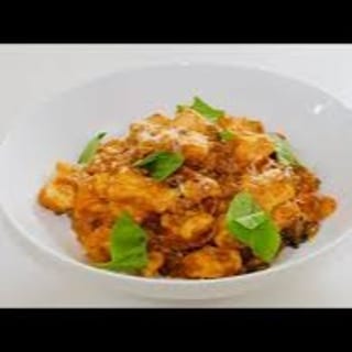 Homemade Gnocchi Bolognese