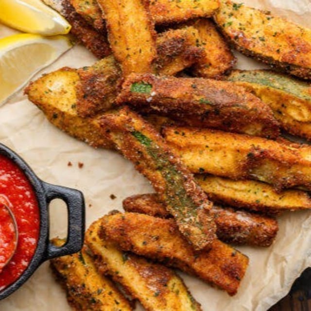 Crispy Zucchini Sticks.