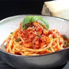 Bucatini Amatriciana.