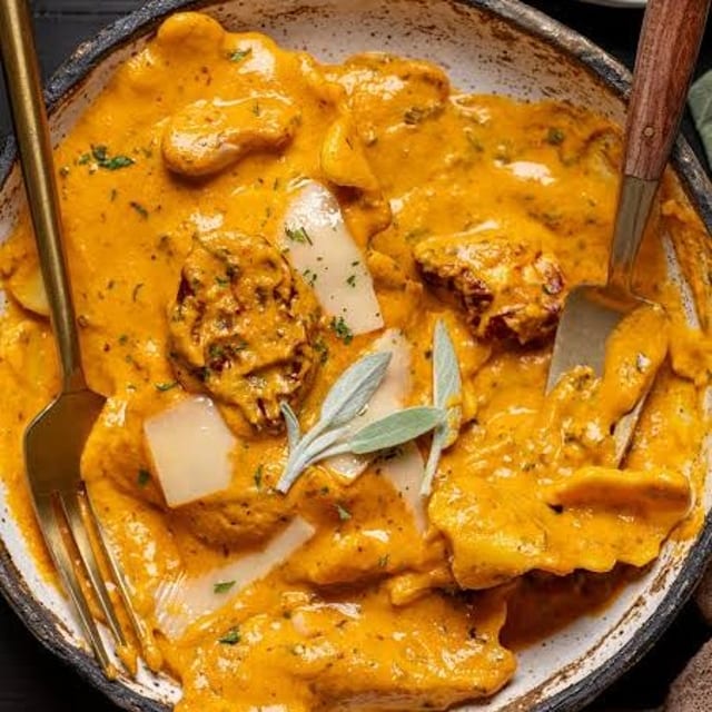 Autumn Pumpkin Ravioli.