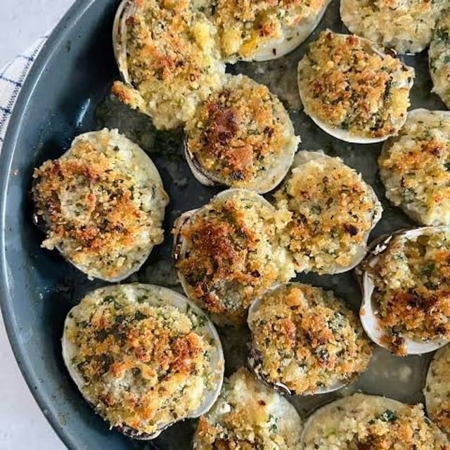 Clams Oreganata.