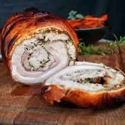 Roasted Porchetta.