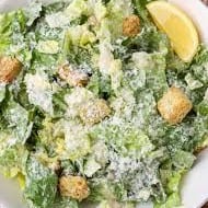 Classic Caesar Salad.
