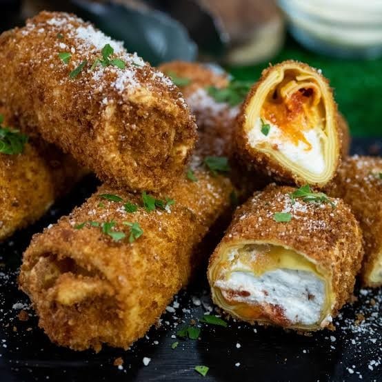 Crispy Lasagna Bites.