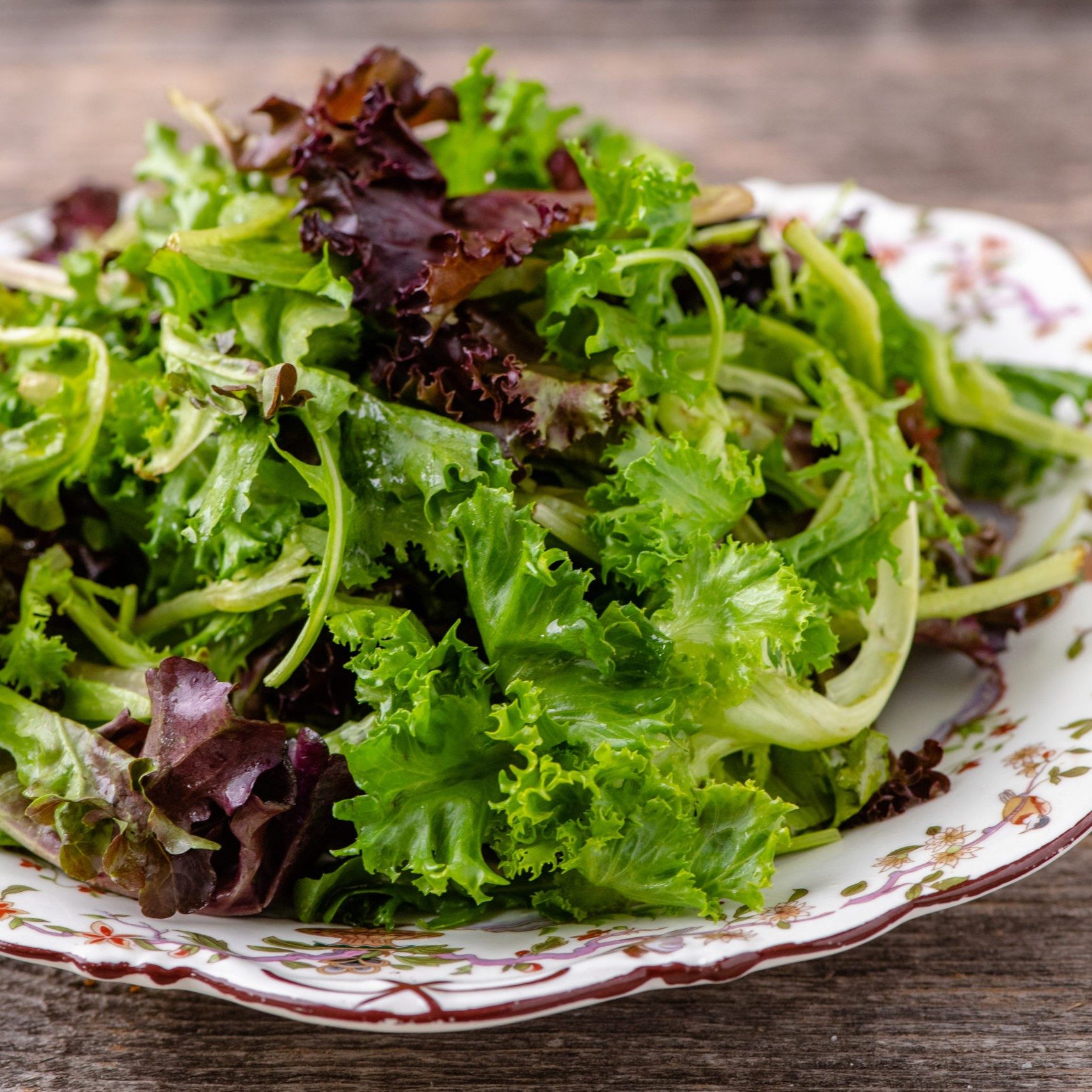 Fresh Mixed Greens Salad.