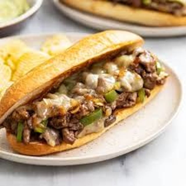 South Street Philly Cheesesteak Sandwich.