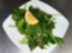 Sautéed Spinach.