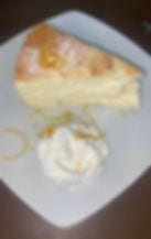 Ricotta Lemon Zest Cheesecake.