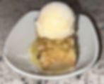 Bread Pudding Ala Mode.