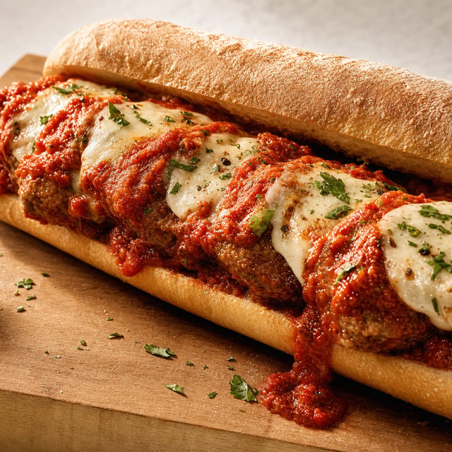 Brooklyn's Chicken Parmigiana Sandwich.