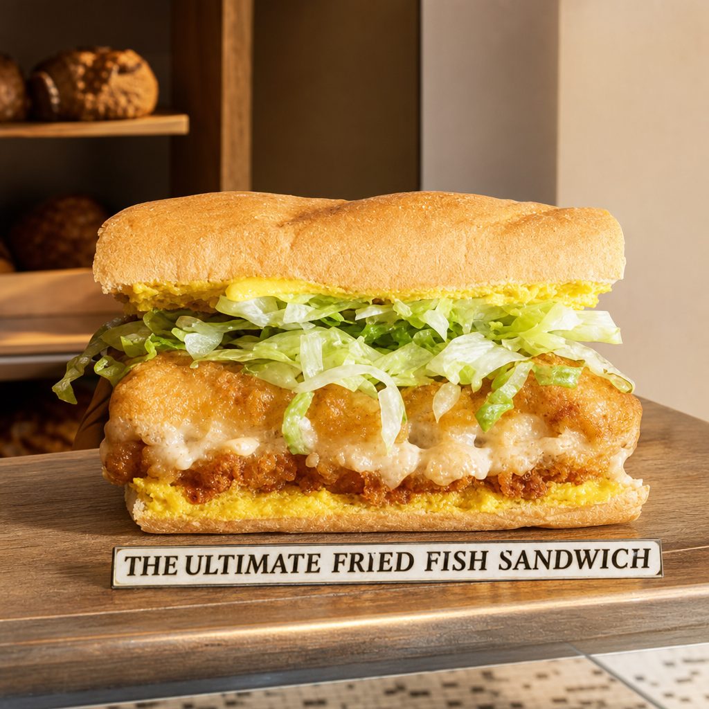 Cape Cod Crispy Fried Fish Sandwich.