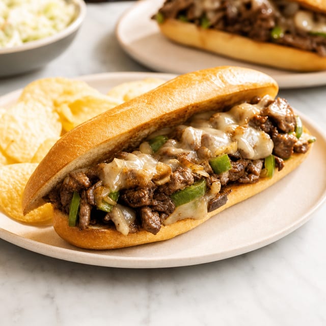 South Street Philly Cheesesteak Sandwich.