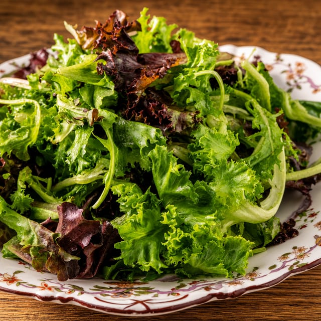 Fresh Mixed Greens Salad.