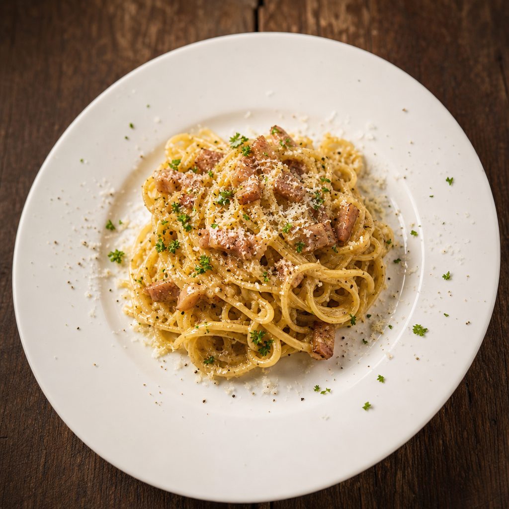Spaghetti Carbonara.